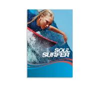 TYRWRHURWEY Soul Surfer Posters Wall Art Canvas Aesthetic Vintage Poster Decorative Painting Living Room Bed Room Decor 12x18inch(30x45cm) Unframe-style