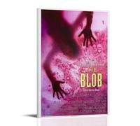 TYRWRHURWEY The Blob Posters Wall Art Canvas Aesthetic Vintage Poster Decorative Painting Living Room Bed Room Decor 12x18inch(30x45cm) Frame-style