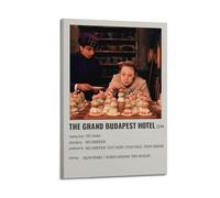 TYRWRHURWEY The Grand Budapest Hotel Posters Wall Art Canvas Aesthetic Vintage Poster Decorative Painting Living Room Bed Room Decor 08x12inch(20x30cm) Frame-style