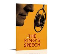 TYRWRHURWEY The King's Speech Posters Wall Art Canvas Aesthetic Vintage Poster Decorative Painting Living Room Bed Room Decor 08x12inch(20x30cm) Frame-style