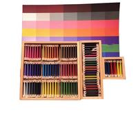 tysdyzgs Montessori Color Plates And Corresponding Cards, Color Perception Wooden Toys for Early Education,complete set