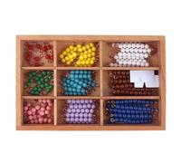 tysdyzgs Montessori Colored Beading Sticks, Color Recognition Children's Educational Toys for Parent-Child Interaction,Colorful