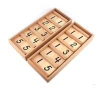 tysdyzgs Montessori Cross Board, Mathematical Calculation Teaching AIDS Wooden Children's Toys for Early Education,Cross board