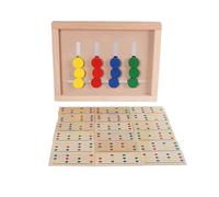 tysdyzgs Montessori Four-Color Game (Round Type), A Whole Brain Development Teaching Aid Logical Thinking Toy Gift,Circle