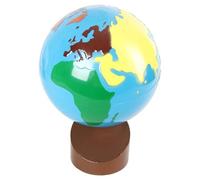 tysdyzgs Montessori Frosted Globe, Children's Toy Gift Geographical Cognition Teaching Aid And Puzzle Game,Colored