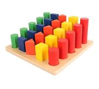 tysdyzgs Montessori Geometric Stick, Sensory Cognition Teaching Aid Children's Early Education Game Gift