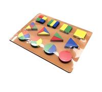 tysdyzgs Montessori Geometry Puzzles, Mathematical Number Recognition Teaching AIDS Children's Gifts