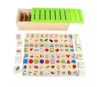 tysdyzgs Montessori Knowledge Classification Box, Shape And Color Recognition for Early Childhood Education