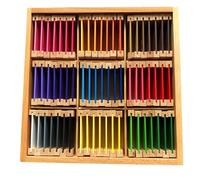 tysdyzgs Montessori Medium-Sized Color Wooden Boards, Color-Matched Gifts for Sensory Cognition Teaching AIDS,large