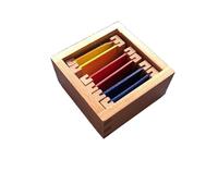 tysdyzgs Montessori Medium-Sized Color Wooden Boards, Color-Matched Gifts for Sensory Cognition Teaching AIDS,Small