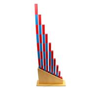 tysdyzgs Montessori Number Stick, A Children's Math Teaching Aid with A Base for Parent-Child Interaction,Counting sticks