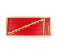 tysdyzgs Montessori Red Stick, An Early Education Color Recognition Puzzle Toy for Children in The Bedroom,red sticks