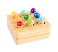 tysdyzgs Montessori Socket Cylindrical Little Figure, Hand-Eye Coordination for Early Childhood Education