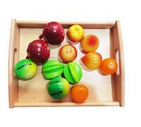 tysdyzgs Montessori Vegetable Matching, Children's Color Recognition Parent-Child Interactive Grasping Training,Fruits