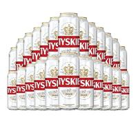 Tyskie Imported Polish Lager beer | 500ml cans | 5.2% ABV | Pack of 24