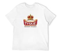 Tyskie Polish Beer Unisex T-Shirt White XXL