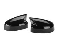 TYSMYXGS Car Rearview Mirror Cover Caps For Focus MK3 2012-2018 Front Side Door Rear Wing Protector Housing Case Shell Door Outside Mirror Cover(Glossy black)