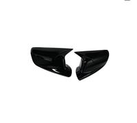 TYSMYXGS Car Side Mirror Cover Housing For BMW 3 Series E46 2 Doors 7 Series E65 E66 E67 E68 Exterior Door Rearview Wing Shell Cap Door Outside Mirror Cover(Gloss Black)
