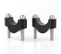 TYSMYXGS Motorcycle Handle Hand Bar Rising For BMW F800GT F800GS G650X R12 NINET 28mm 1 1/8" Fat Clamps Back Move Mount Adapter Handlebar Riser Bracket(Black 20mm)