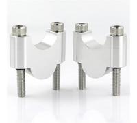 TYSMYXGS Motorcycle Handle Hand Bar Rising For BMW F800GT F800GS G650X R12 NINET 28mm 1 1/8" Fat Clamps Back Move Mount Adapter Handlebar Riser Bracket(Silver 30mm)
