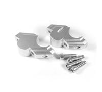 TYSMYXGS Motorcycle Handlebar Riser For Tenere700 TENERE700 World Raid T7 Rally With Offset Risers Clamp Extension Adapter Handlebar Riser Bracket(Silver 1)