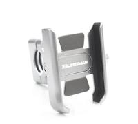 TYSMYXGS Phone Mount Motorcycle Handlebar Mobile Phone Stand Holder For Suzuki Burgman AN125 AN200 AN400 AN650 GPS Navigation Mount Bracket Navigation Bracket(Silver,Handlebar)