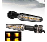 TYSMYXGS Signal Flasher Motorcycle Clearance Lights For Y&amaha MT07 Tracer 700 XJ6 FZ6 MT09 900 MT10 Turn Signal Lamp Flasher Indicator Light Turning Signal Lamp(Color 2)