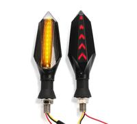 TYSMYXGS Signal Flasher Motorcycle Front Rear Turn Signal Lights For SUZUKI GSXR600 GSXR750 GSX-R 1000 K1 K2 K3 K4 K5 Running Flasher Light Turning Signal Lamp(RED)