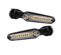 TYSMYXGS Turning Indicator For MT07 MT03 MT09 Tracer XSR 700 Moto Turn Siganl Flowing Water Headlight Running Front Rear Indicators Light Lamp Turn Signal Lights(2pcs Flowing)