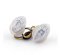 TYSMYXGS Turning Indicator Motorcycle Flush Mount Turn Signal Indicator Lights For For CBR600RR For CBR1000RR For CBR 600 F4 F4i Turning Indicators Lamp Turn Signal Lights(CLEAR)