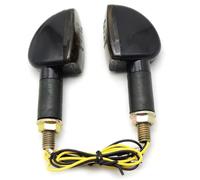 TYSMYXGS Turning Indicator Motorcycle Turn Signal Lights For For CB 599 For 600 For CBR F2.F3.F4.F4i For Hornet For CB919 Turning Indicators Lamp Turn Signal Lights(Black)