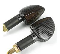 TYSMYXGS Turning Indicator Motorcycle Turn Signal Lights For For CB 599 For 600 For CBR F2.F3.F4.F4i For Hornet For CB919 Turning Indicators Lamp Turn Signal Lights(Carbon)