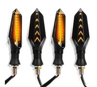 TYSMYXGS Turning Indicator Motorcycle Turn Signal Lights Indicators For For CBR 1000 600 900 929 954 RR For F2,F3,F4,F4i Tail Flowing Water Lamp Turn Signal Lights(Yellow)