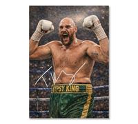 Tyson Fury Art Styled Signed Poster Print - Limited Edition Autograph Fan Gift, Collectible Boxing Memorabilia Wall Art Merchandise (A3 Unframed)
