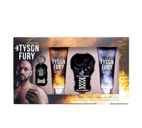Tyson Fury Gift Set 100ml Eau De Toilette + 100ml Shower Gel + 100ml Body Lotion + Keyring