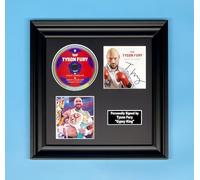 Tyson Fury Signed Photo & CD In Luxury Handmade Wooden Frame & AFTAL Member Certificate Of Authenticity Autograph Music Boxing Memorabilia Poster