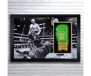 Tyson Fury v Deontay Wilder III Signed Glove Iconic - Framed