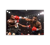 Tyson Vs. Roy Jones Jr.Boxing Heavyweight Boxing Champion Poster Decorative Painting Canvas Wall Posters And Art Picture Print Modern Family Bedroom Decor Posters 16x24inch(40x60cm)