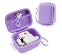 TYSORETY Hard Portable Case Compatible with Polaroid Go 9035 for Generation 2 Instant Print Camera, Film Cameras Storage with Mesh Pocket for Color Films (case only) (Purple)