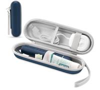 TYSORETY Toothbrush Travel Case for Oral-B/Oral-B Pro/Phlips Sonicare Electric Toothbrush, Portable Hard Shell Travel Case, darkblue, Hard shell travel case