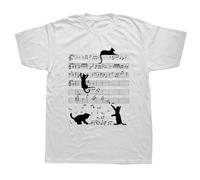 TYTAVS Whimsy Twee Music Note Shirt for Women Oversized Emo T Shirt 90s 2000s Tee Y2k Aesthetic Twee Streetwear, White, M