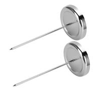 TYTOGE 2PCS Invoice Fork Stainless Steel Straight Spike Desk Receipt Holder for Office Restaurant Service Places