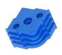 TYTOGE 4 Pcs Radius Jig Router Templates, ABS Wear Resistant Woodworking Corner Jig for Rounding Edges of Photo Frames, Tables, Stools (Blue)
