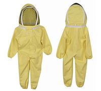 TYTOGE Beekeeping Suits for Kids,Breathable Beekeeper Outfit,Kids Full Body Ventilated Beekeeping Suits for Children (L)