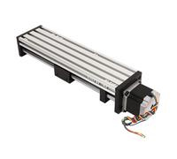 TYTOGE CNC Linear Guide Rail Slide, 1605 Ball Screw High Speed Tilt Double Optical Axes M5 Movable Nuts High Accuracy Linear Slide Stage 200mm Stroke for Lathes