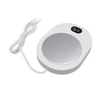 TYTOGE Coffee Cup Warmer, Aluminum ABS Material 50℃ Constant Temperature 13W Electric Heated Mug Warmer with Easy Design, for Office Home Travel Desk Kitchen