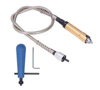 TYTOGE Flex Shaft Extension Chuck, Flexible Adapter for Electric Drill Grinder Tool, with Advanced Handle for Vibration Reduction, Polishing Engraving Drilling Cutting Grin