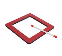 TYTOGE Hand Drum for Children, Red Resin Skin Percussion Toy (Special-shaped drum (square))