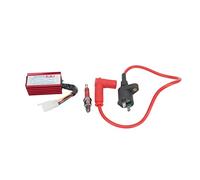 TYTOGE Ignition Coil CDI Box Plug Kit, AC 5 Pin Aluminum with Racing Ignition Coil for Pit Dirt Trail Motor Bike
