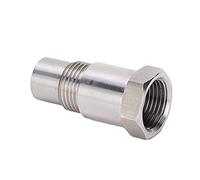 TYTOGE O2 Oxygen Sensor Spacer Adapter, M18 x 1.5 Stainless Steel Thread for Catalytic Converter Fix Check Engine Light